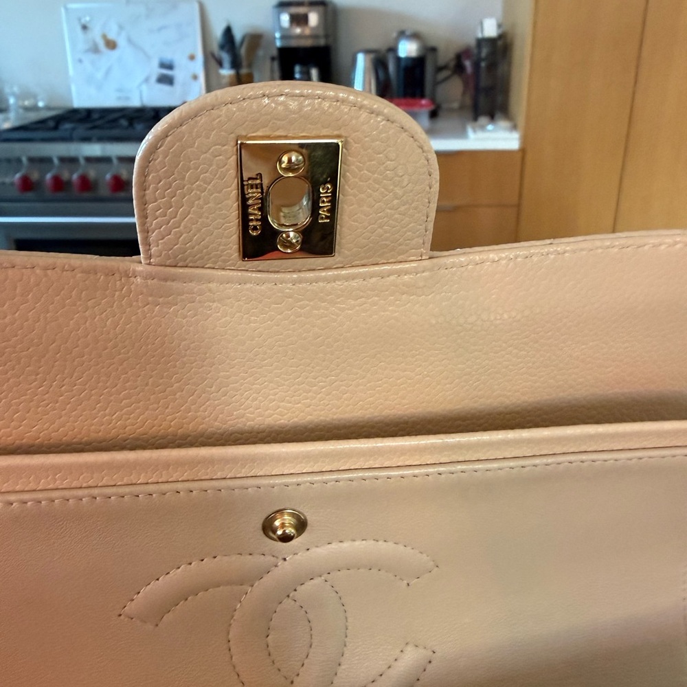 Chanel Beige Clair Medium Double Flap - Picture 8 of 12